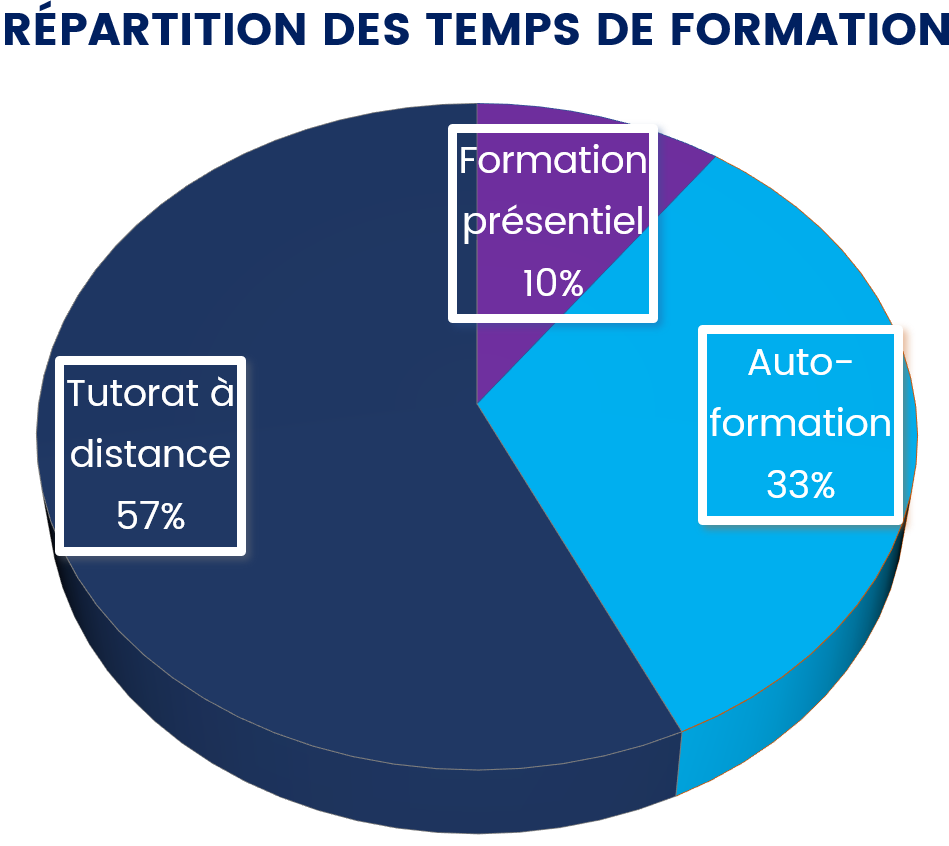 Graphique blended learning