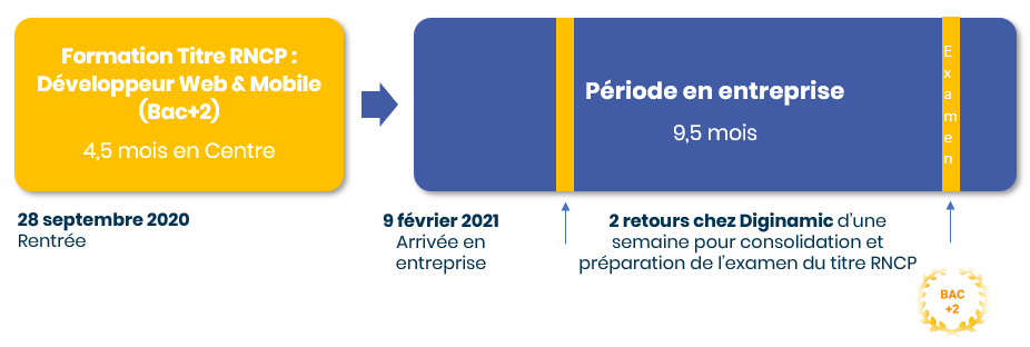 Rythme alternance Dev Web
