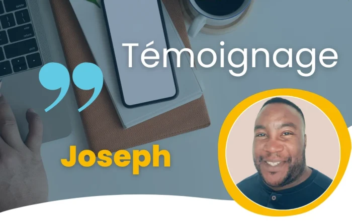 Joseph en formation Concepteur développeur